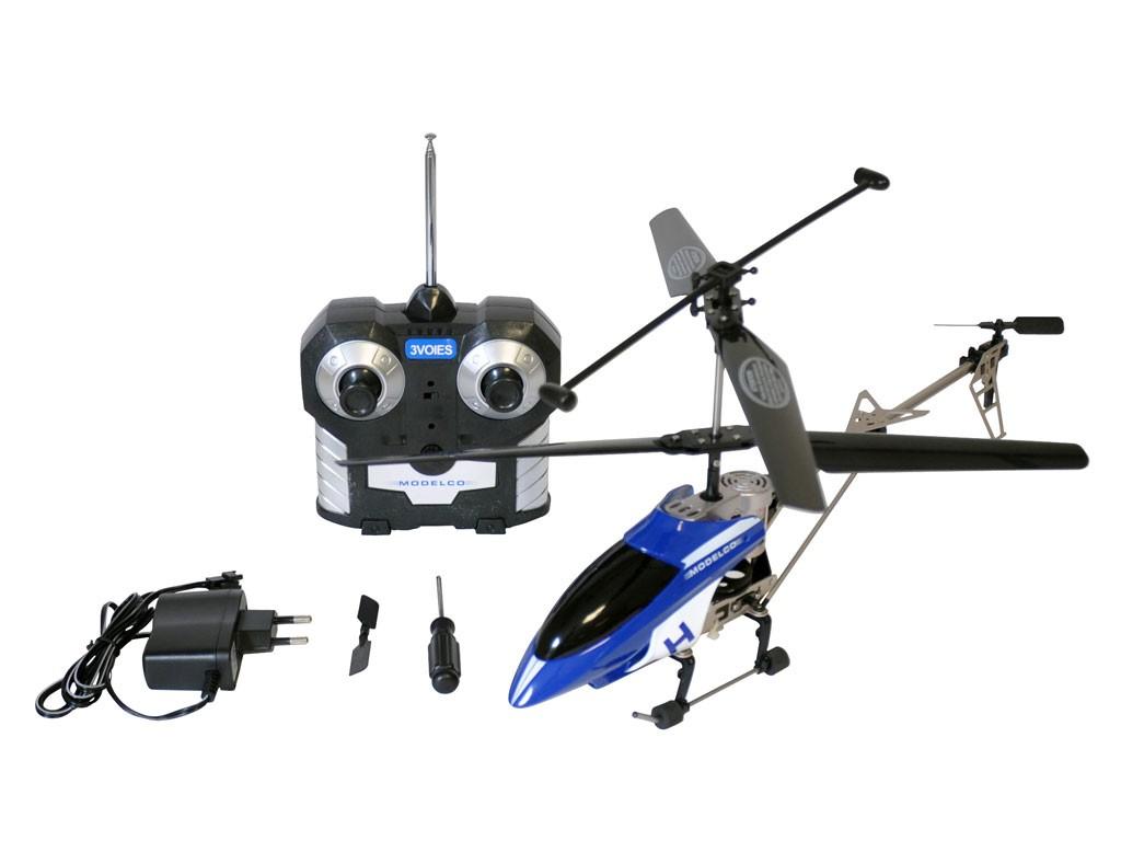 Mini 2 canaux RC hélicoptère plastique bleu usb charge électrique  télécommande avion pour enfants