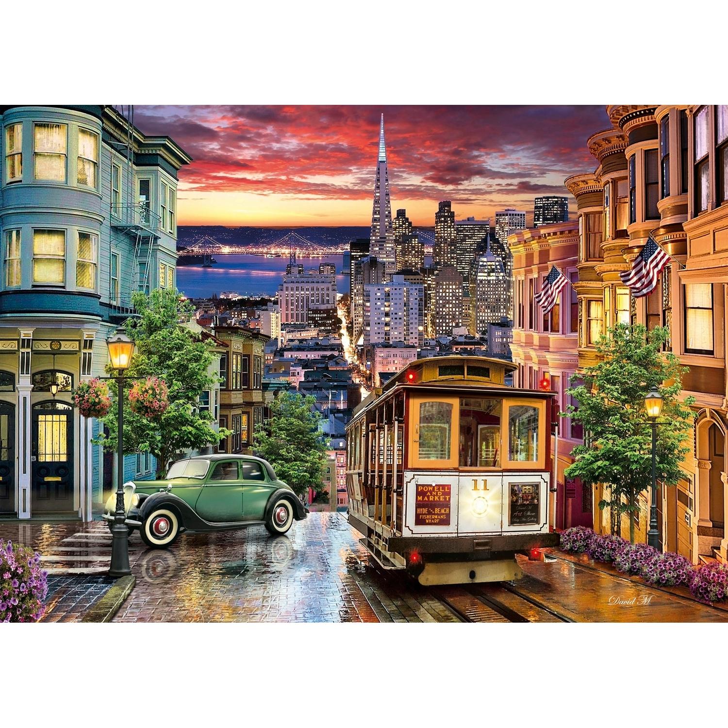 Puzzle 3000 pièces : San Francisco - Clementoni - Rue des Puzzles