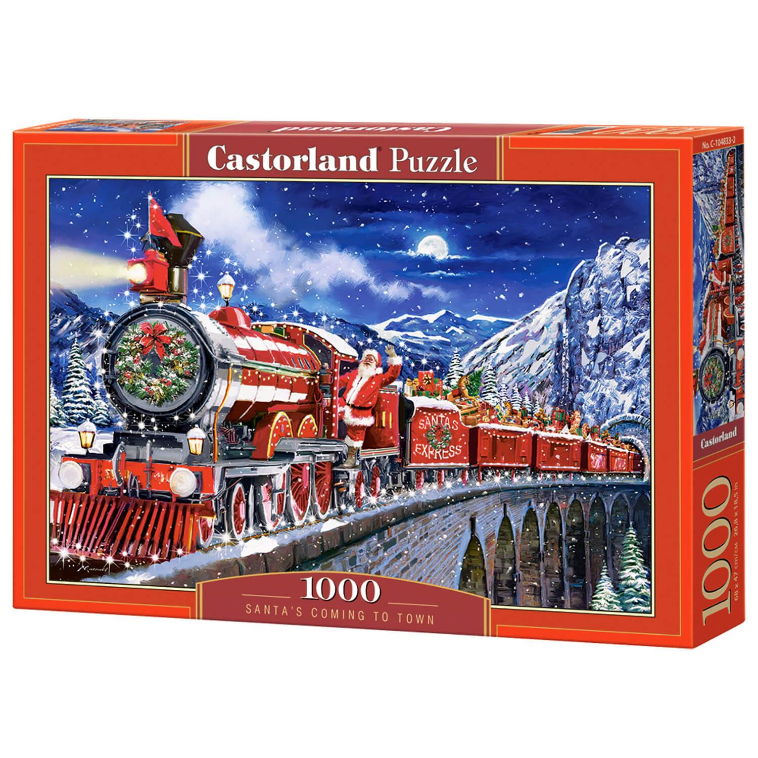 Puzzle 1000 p - Le marché de Noël, Puzzle adulte, Puzzle, Produits