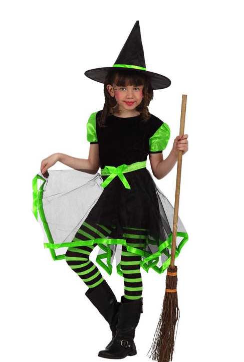 Déguisement d'Isis la Sorcière verte