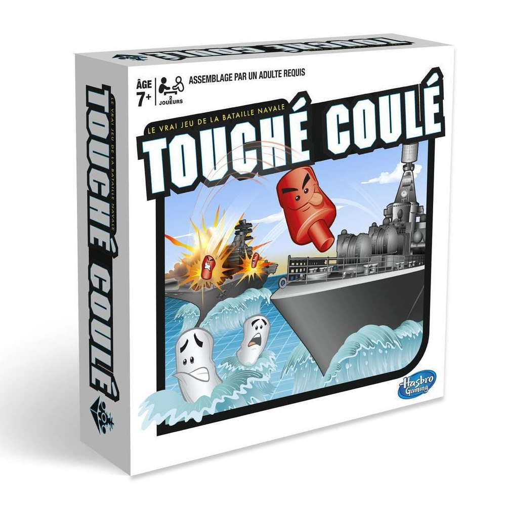 Touché-Coulé Electronique - Jeu de Societe de Bataille navale - Jeu de  stratégie - Version française : : Jeux et Jouets