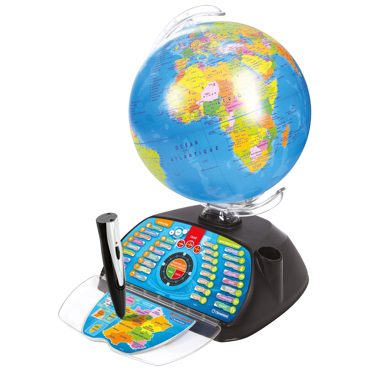 Globe interactif : Exploraglobe Premium - Jeux et jouets Clementoni -  Avenue des Jeux