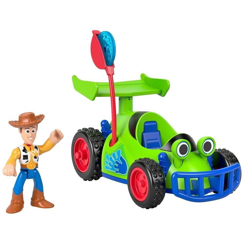 Imaginext Toy Story ? Woody Et Sa Voiture De Course Coffret De Jeu - Mattel