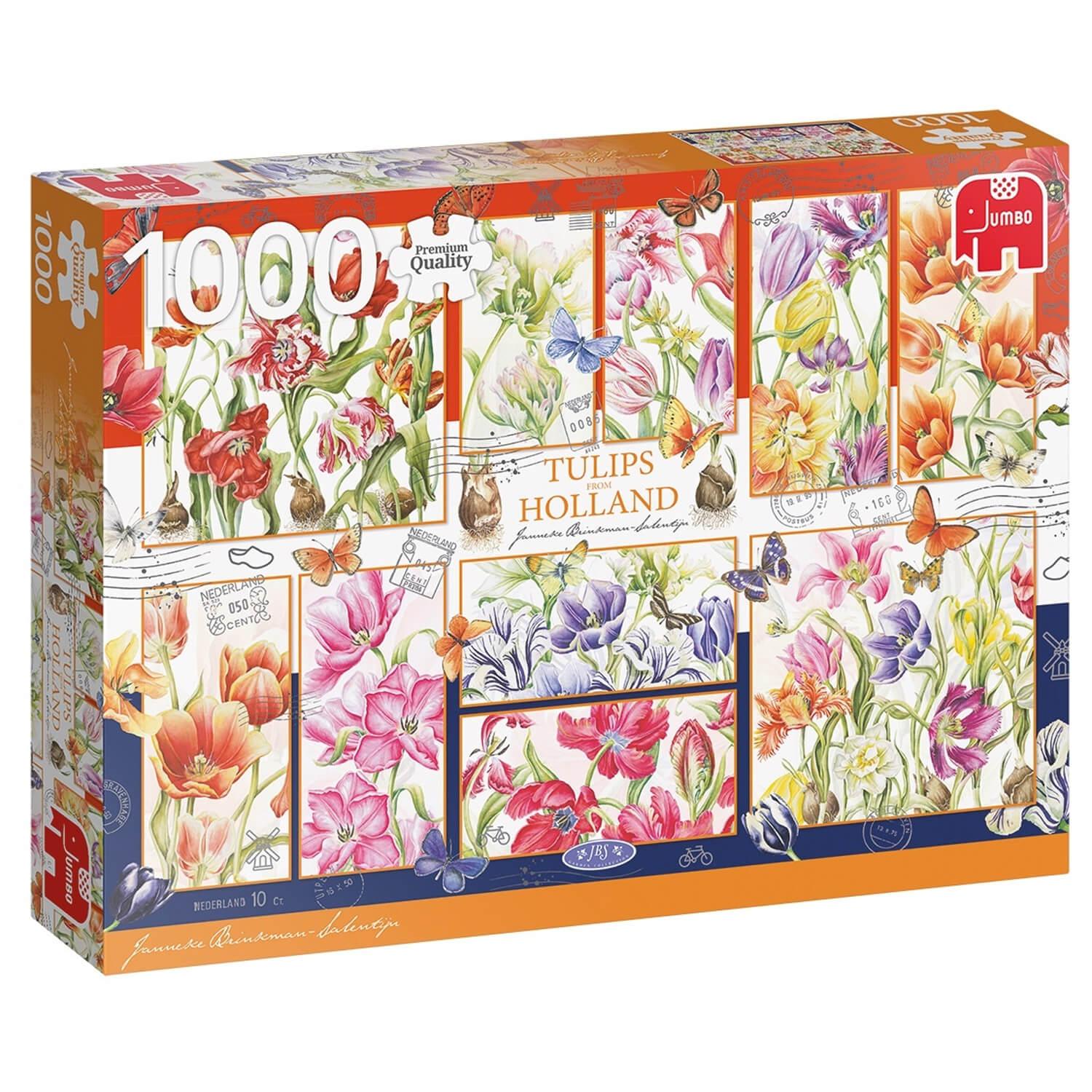 puzzle 1000 piã¨ces : tulipes d'hollande