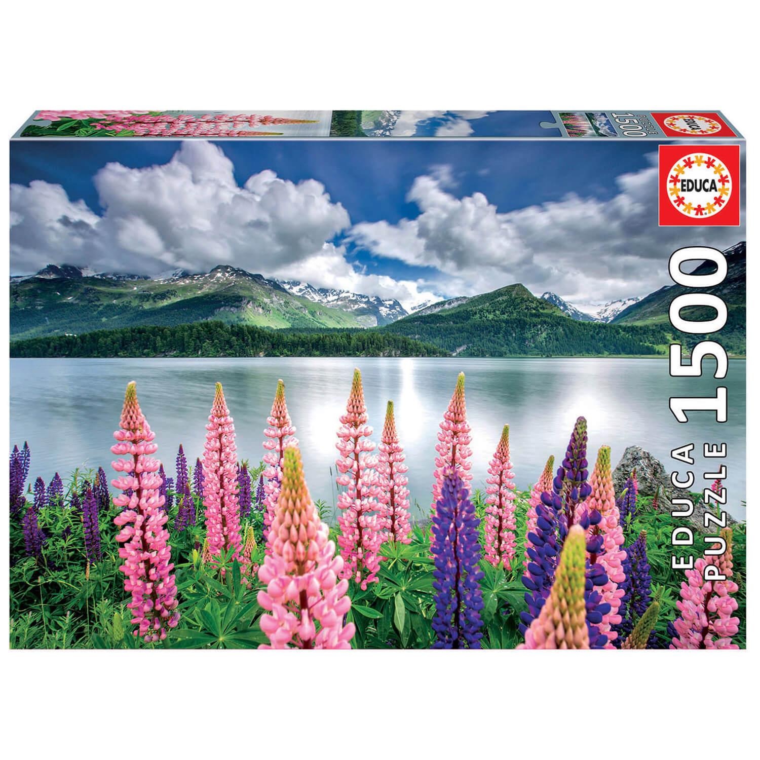 11€16 sur Puzzle 1000 Pièces Paysages bord lac pour enfants et adultes _  bleu - Puzzle - Achat & prix