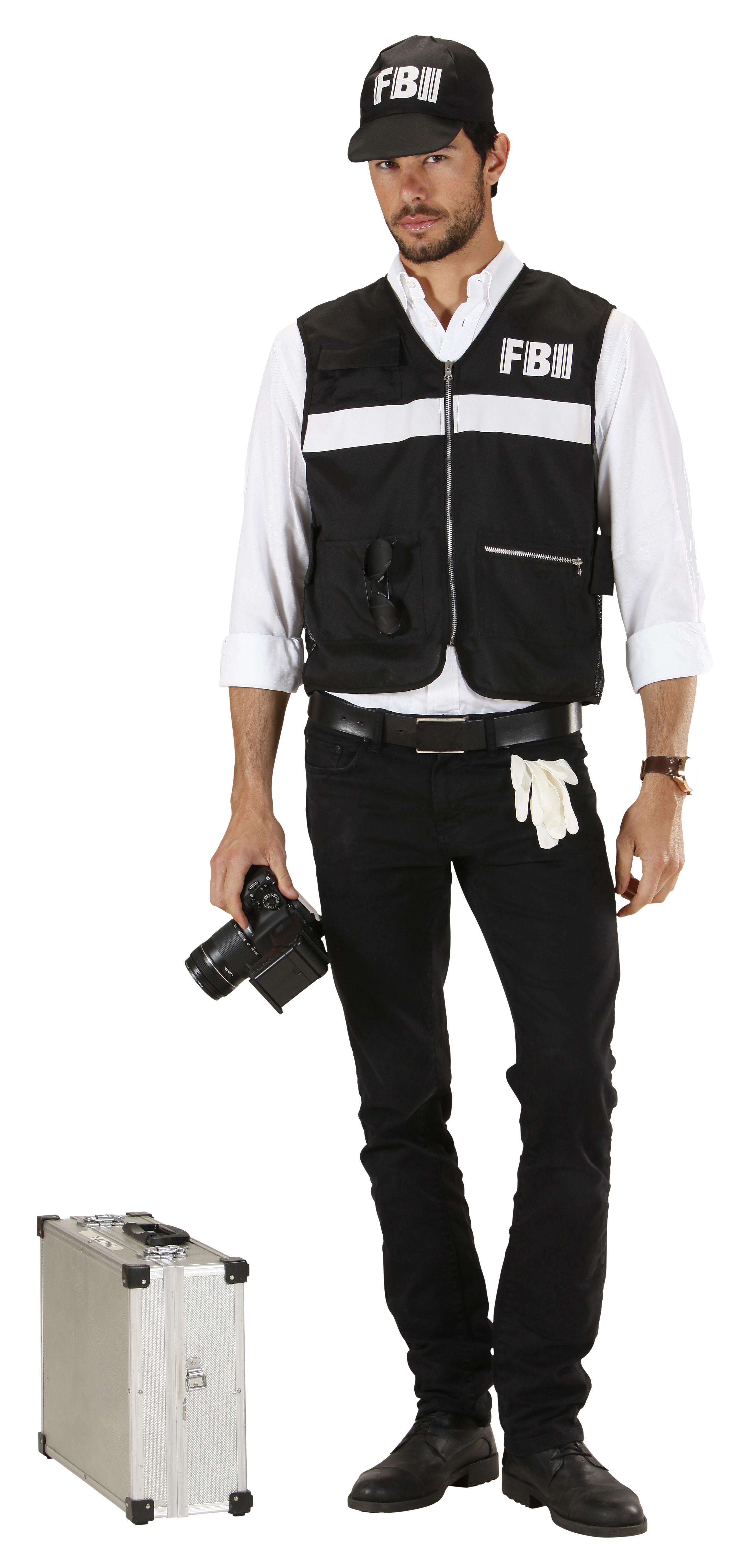 Gilet et casquette de l'agent FBI