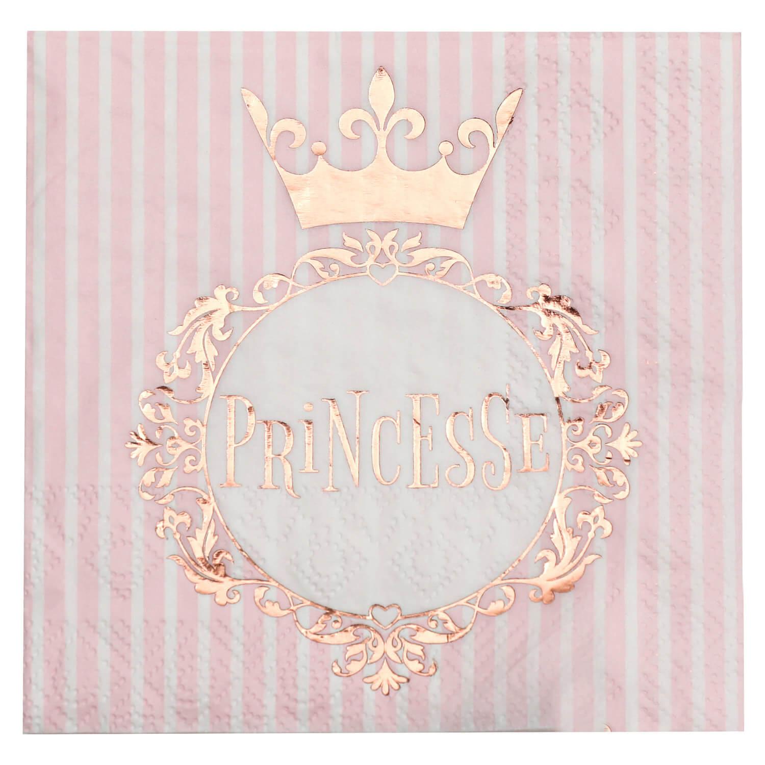 Serviettes en papier x 20 - Princesse