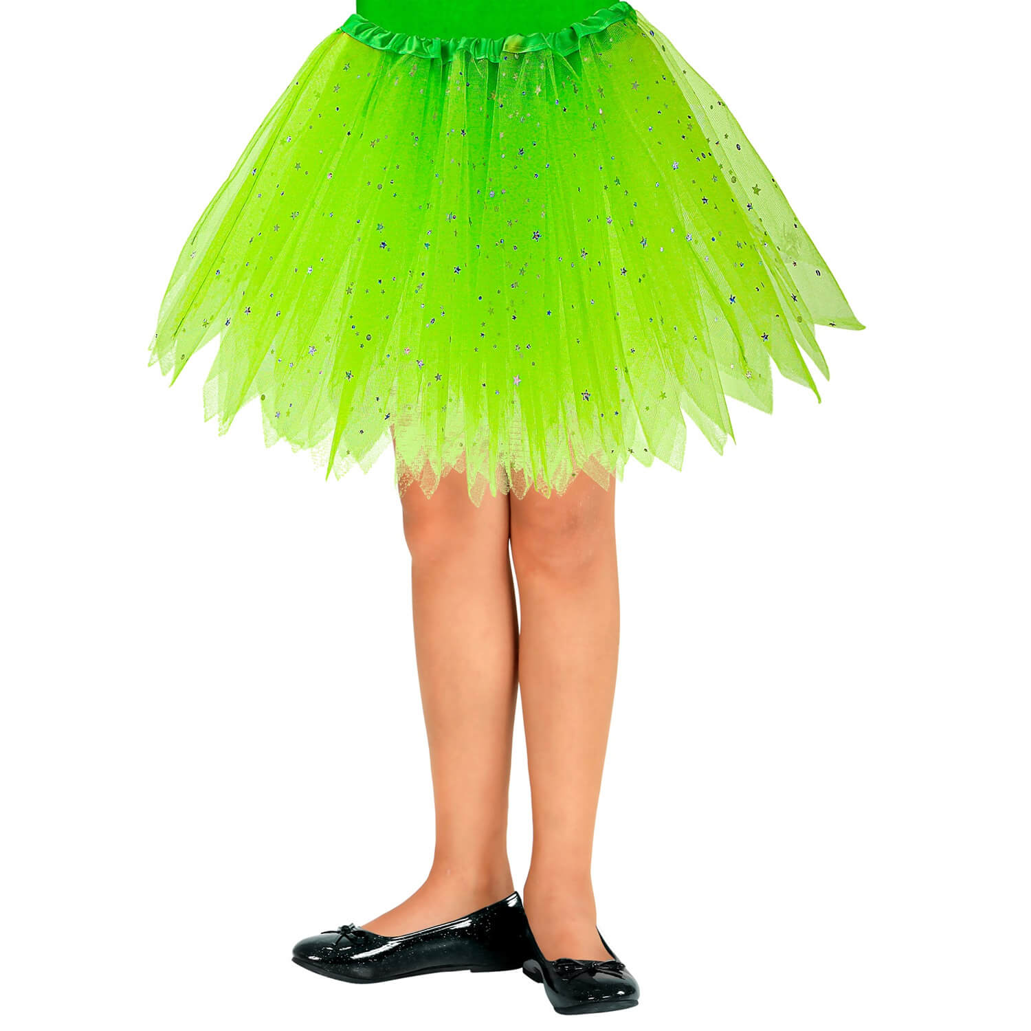Jupe Tutu Dorée Fille 3-8 Ans – Jupe Danse Pailletée Tulle Avec Taille Élastique