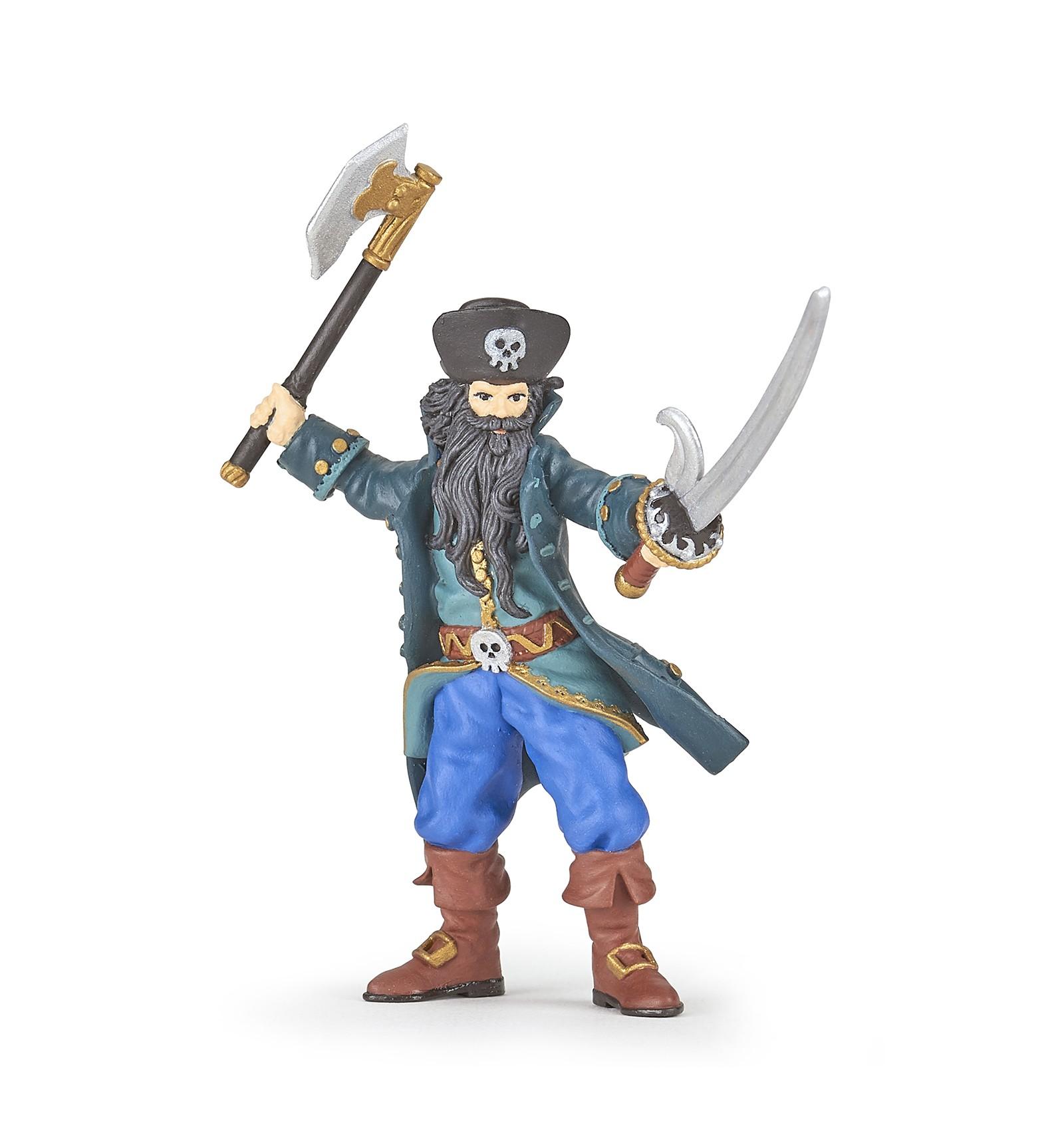 Figurine pirate : Barbe Noire