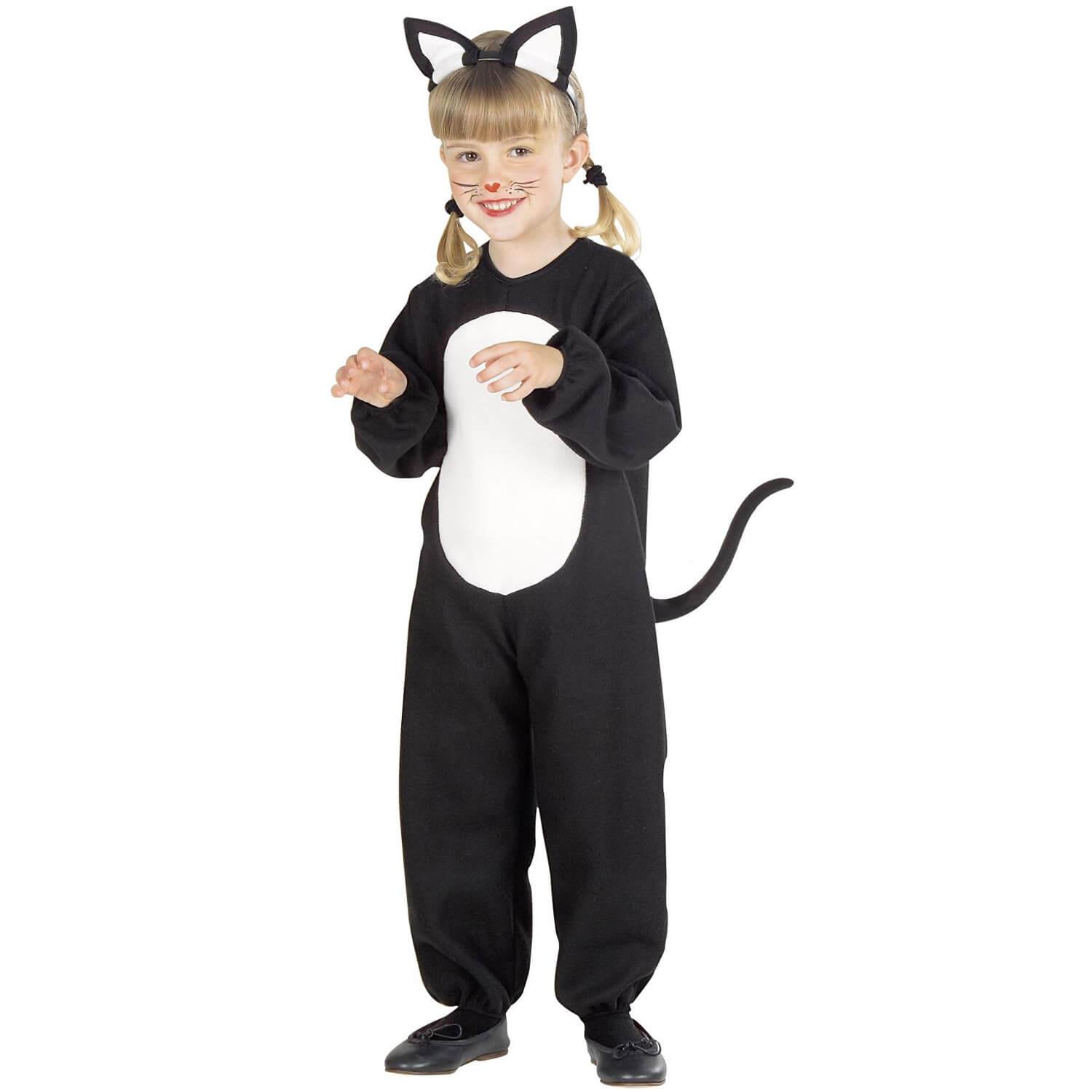 déguisement chat noir luxe fille - 10/12 ans - noir - smiffys