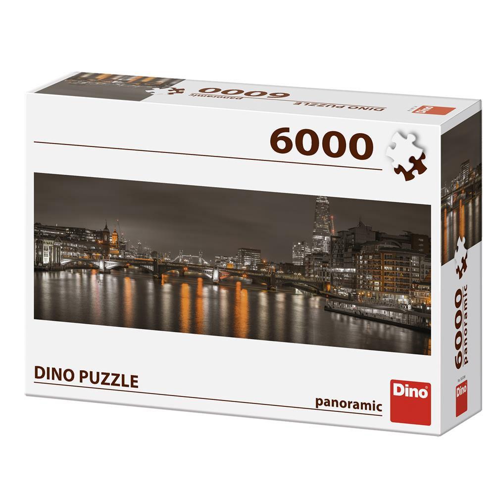 Puzzle 6000 pièces panoramique : Londres la nuit - Jeux et jouets