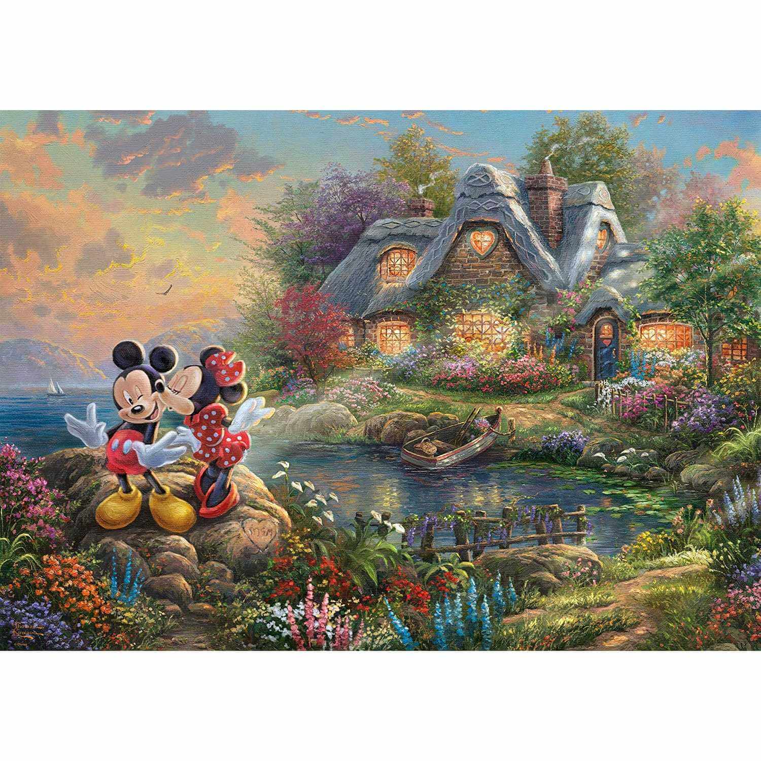 Puzzle Enfant - Mickey et Minnie amoureux / Disney Mickey Mouse