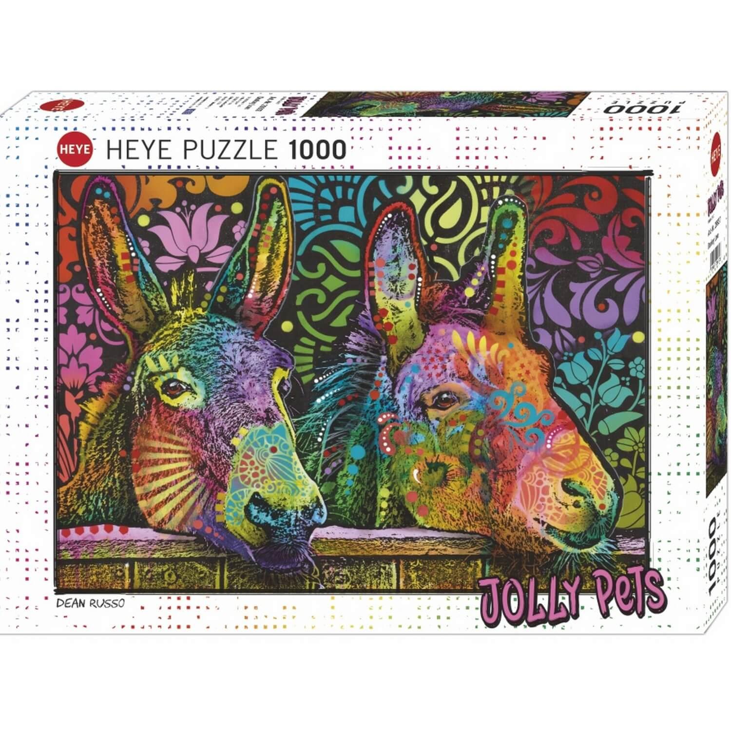 puzzle 1000 piã¨ces : amour d'ã¢ne