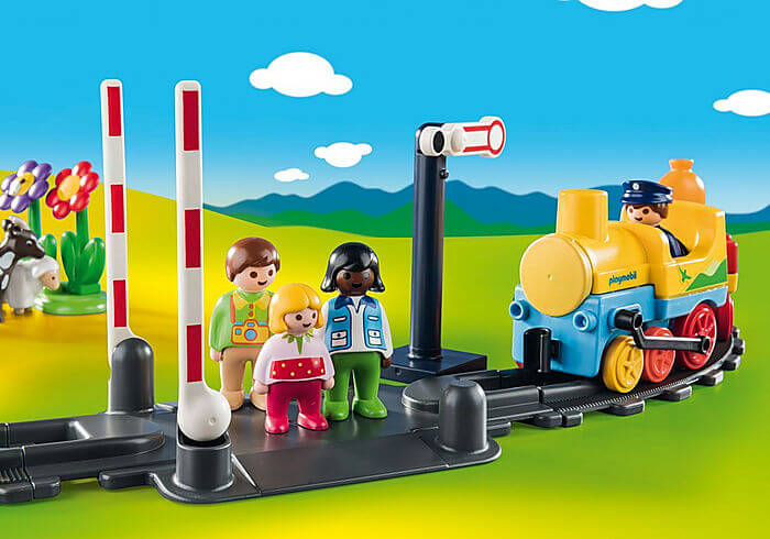 Playmobil - 1.2.3 70179 Train avec Passagers et Circuit