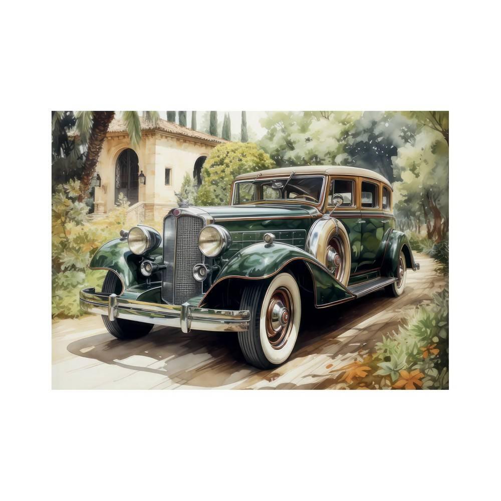 Puzzle 500 piÃ¨ces : Rolls-Royce verte