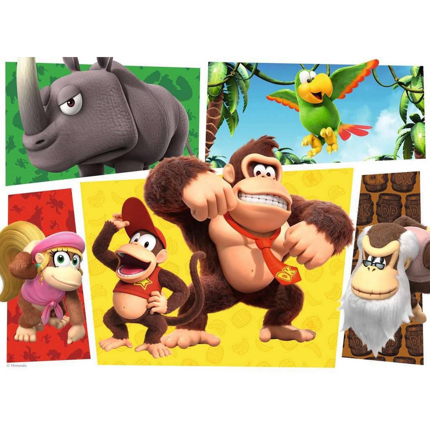 Puzzle 100 pièces : Les singes sont lâchés Super Mario Donkey Kong Ravensburger France