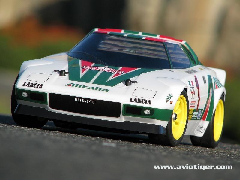 Voiture Miniature de Collection - SPARK - LANCIA Stratos HF - Gagnante
