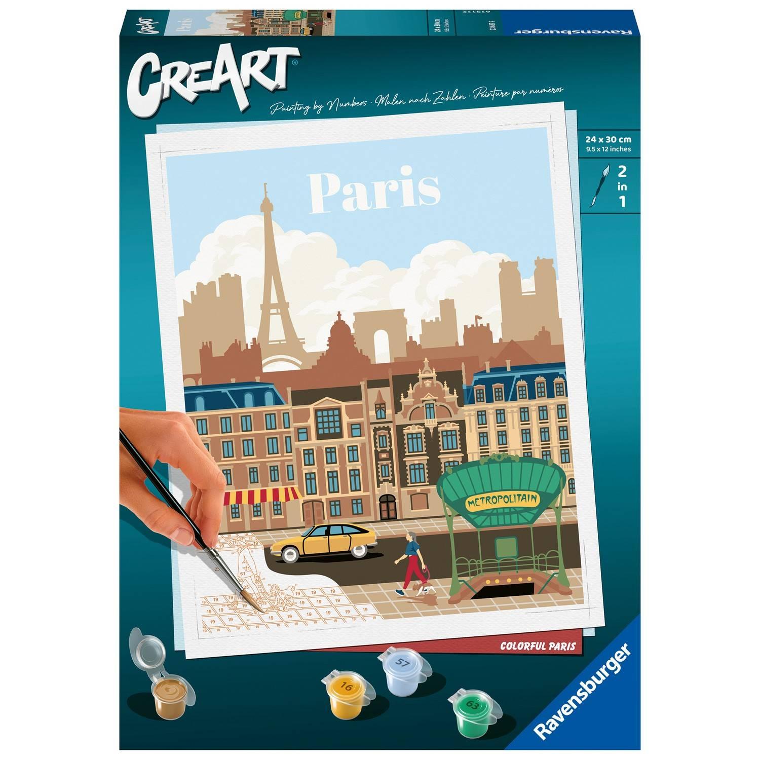 RAVENSBURGER CreArt Paris 24x30 cm - vue 2