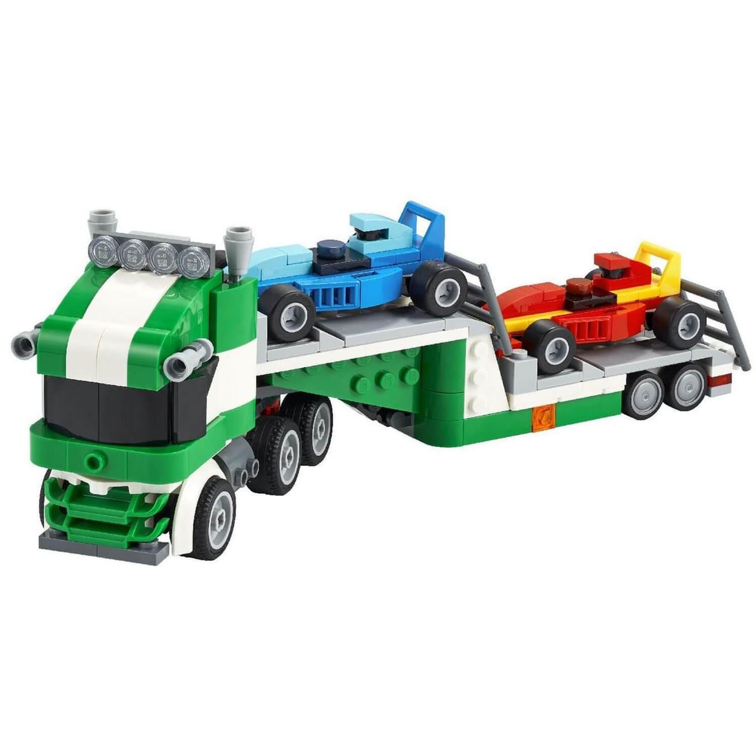LEGO® 31113 Creator 3-en-1 : Le transporteur de voitures de course