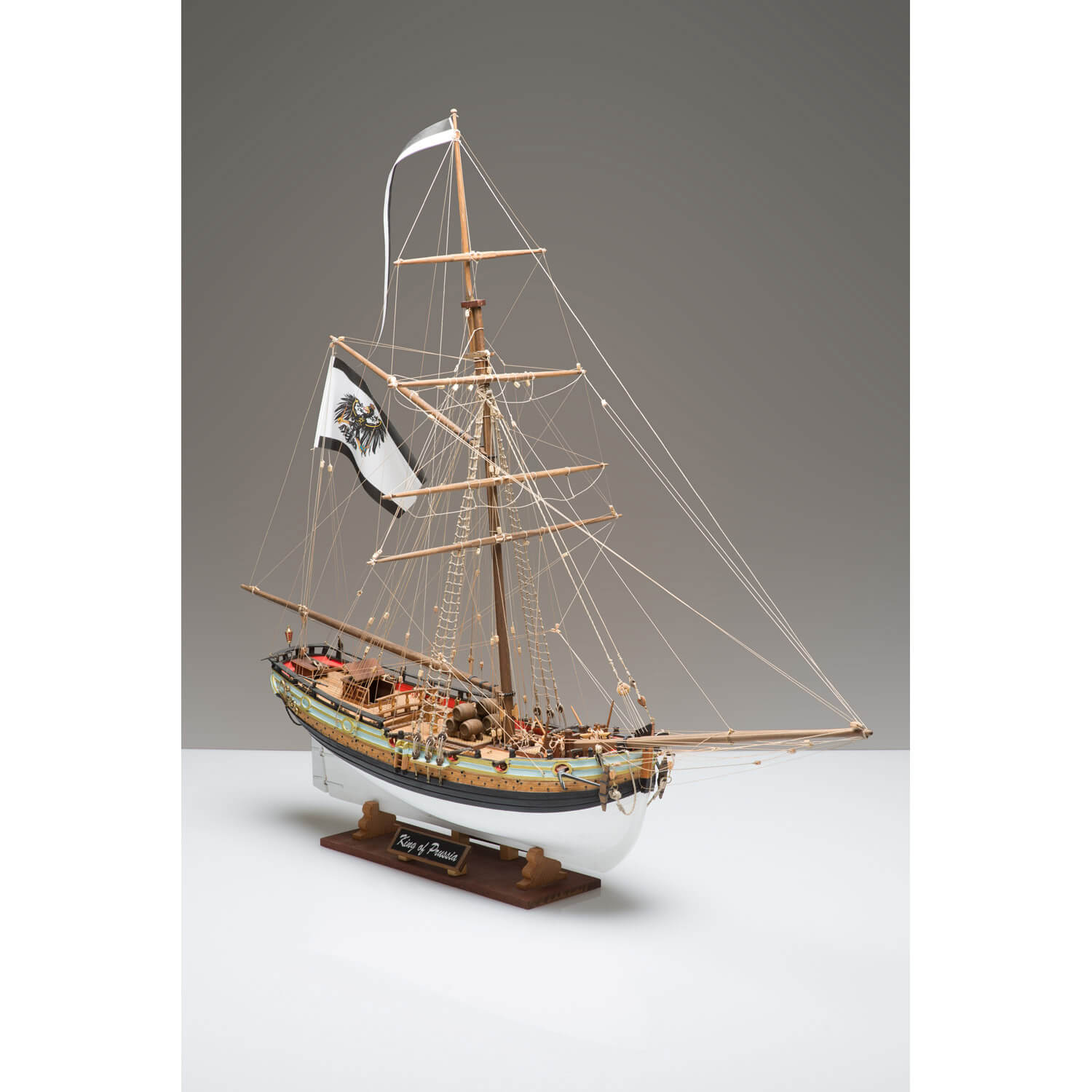 Maquette bateau en bois : King of Prussia
