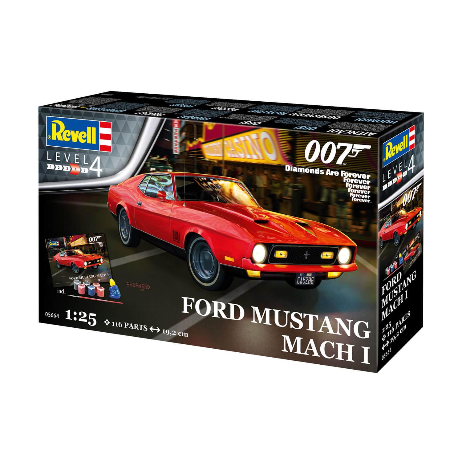 Coffret maquette James Bond : Ford Mustang Mach 1 Diamonds Are