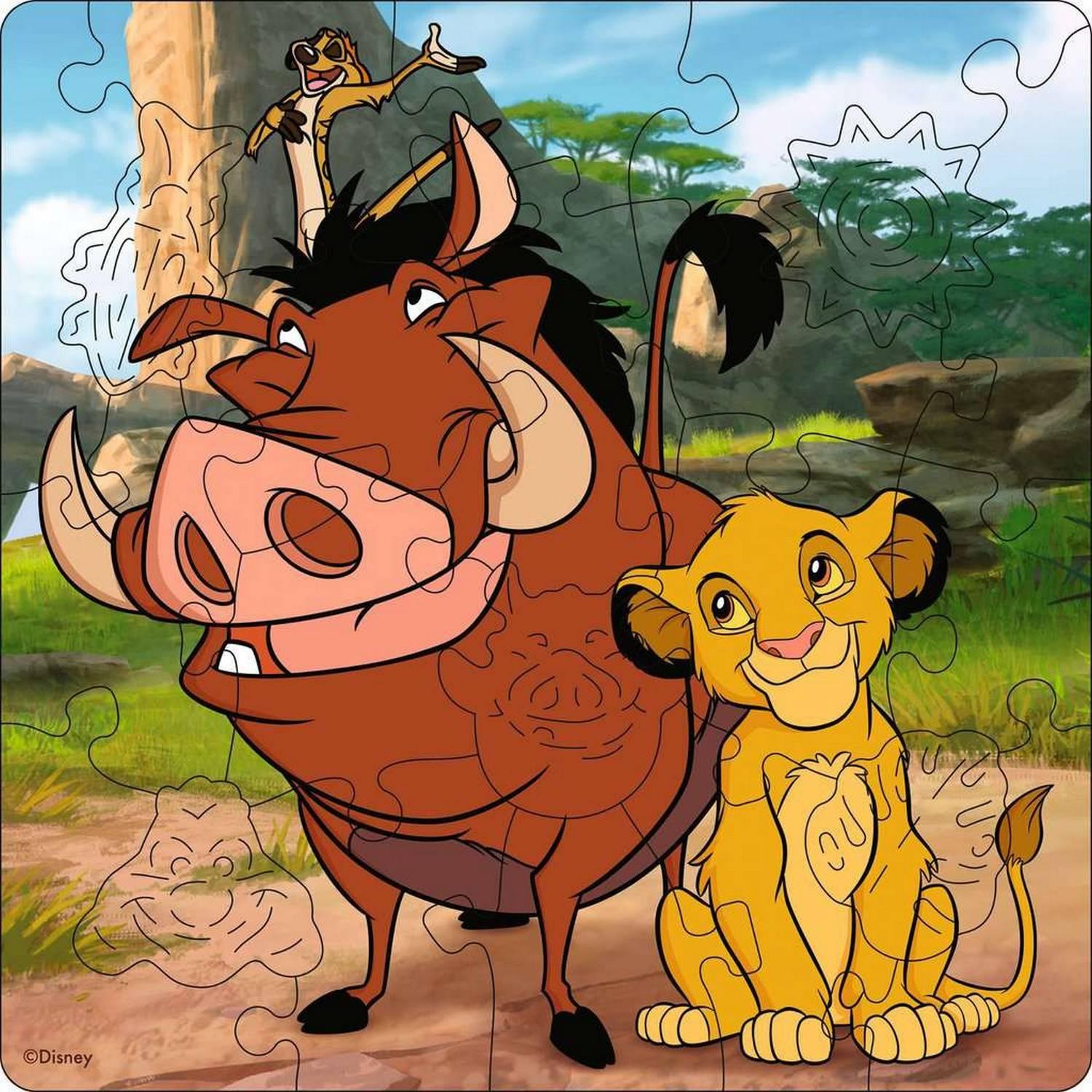 Puzzle en bois 22 pièces : Disney Roi Lion Ravensburger France