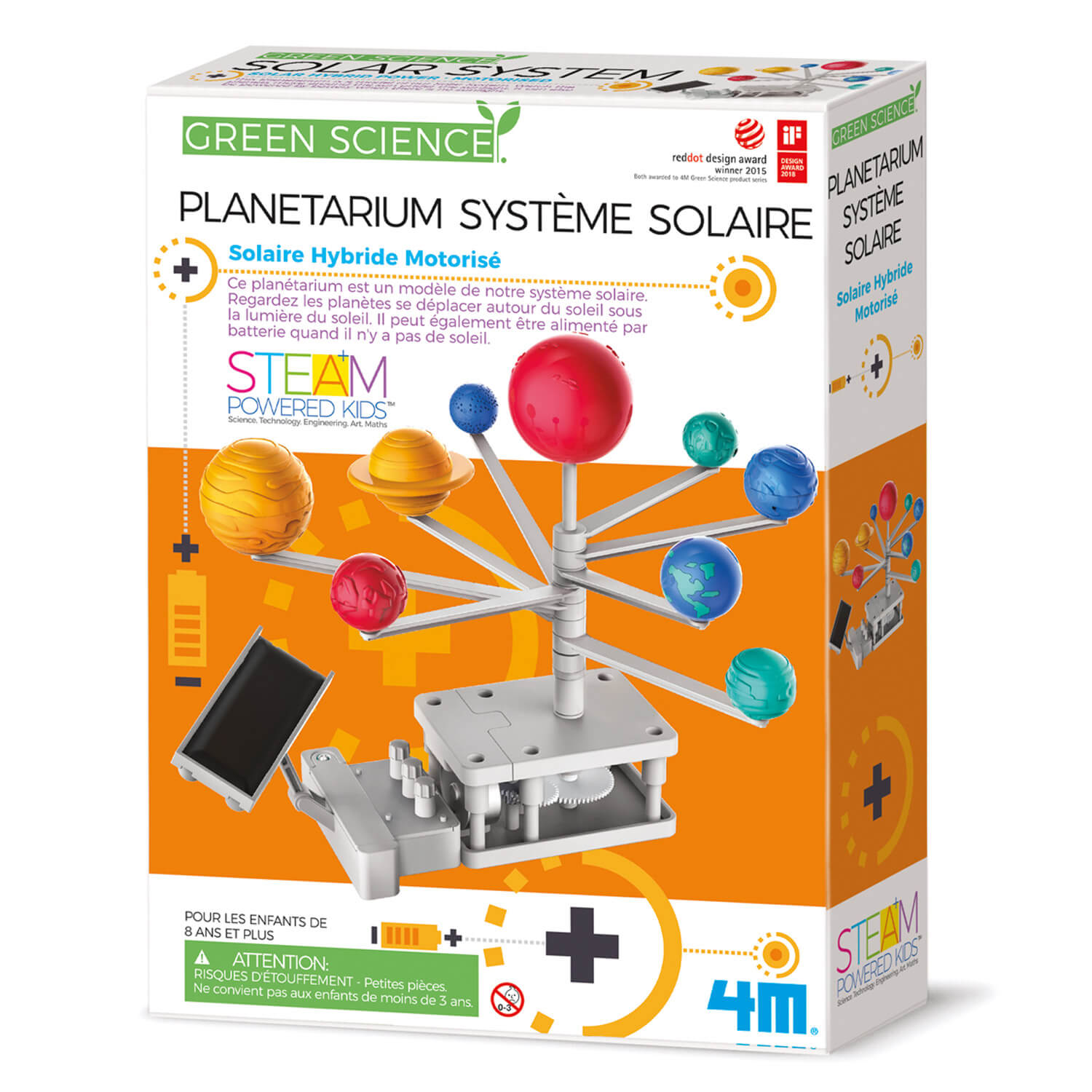 Kit de fabrication Green Science : Planètarium système solaire