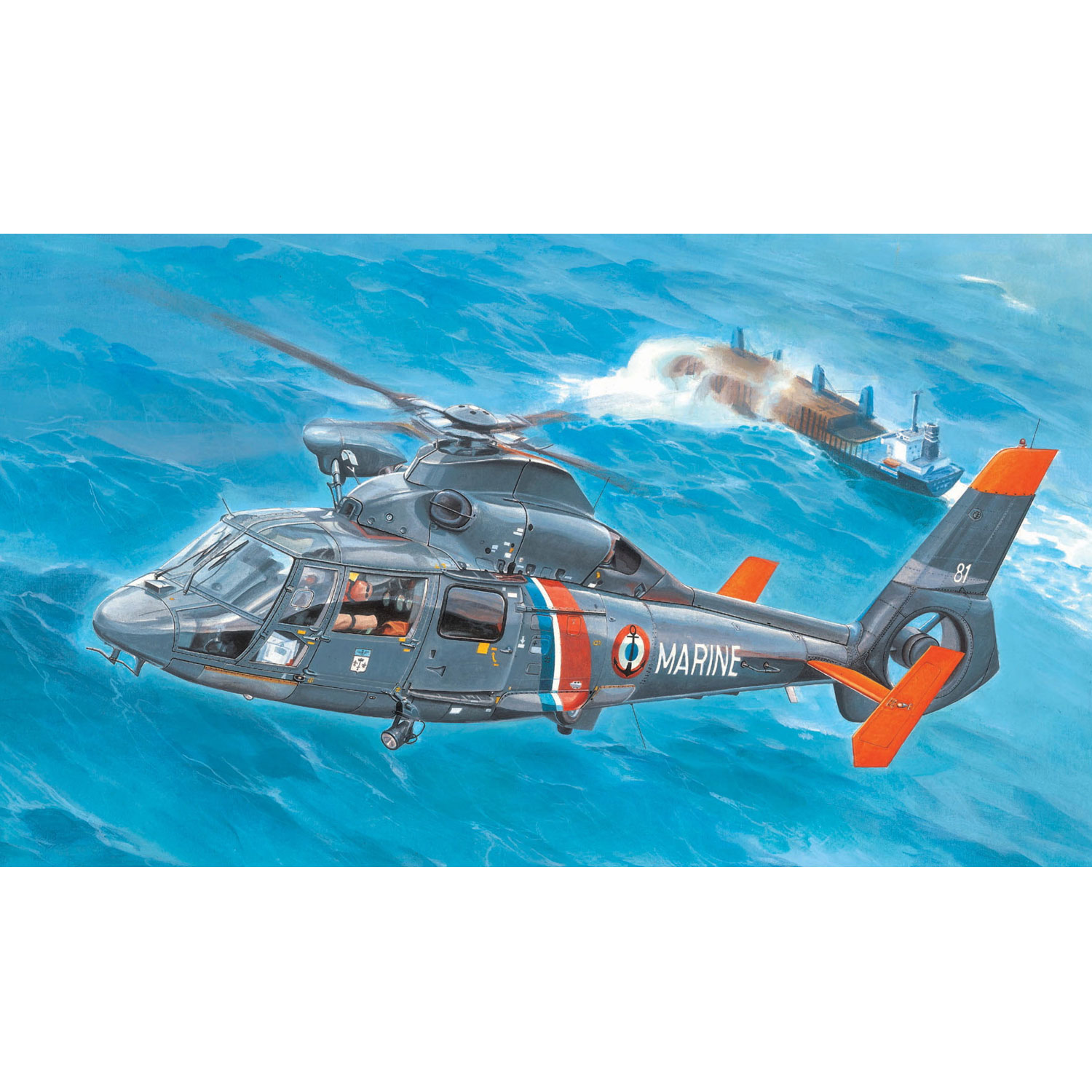 Maquette Hélicoptère : AS365 N2 Dauphin 2