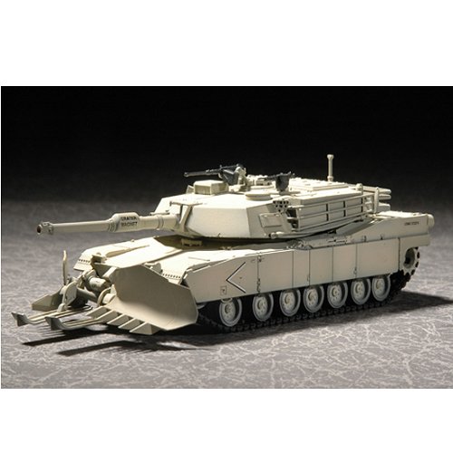 Maquette Char lourd US M1A1 Abrams avec lames anti mines 1991