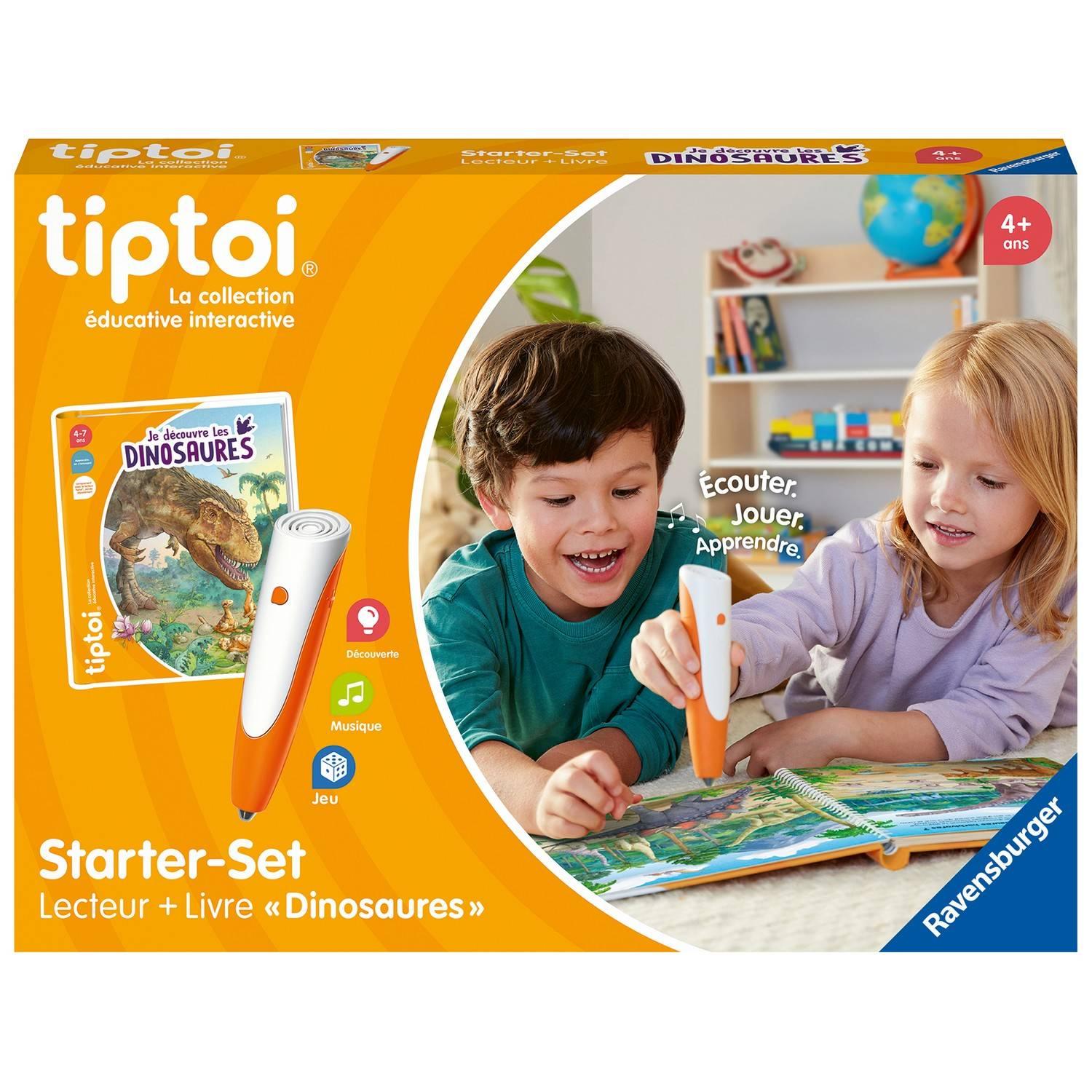 Tiptoi Starter Set Ravensburger 00175 – Jeu Éducatif Interactif sur les Dinosaures - vue 3