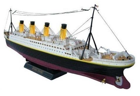 Maquette bateau en bois : RMS Titanic 1912 - Amati - Rue des Maquettes