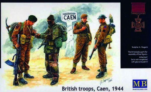 Figurines 2ème Guerre Mondiale : Troupes britanniques : Bataille de Caen 1944