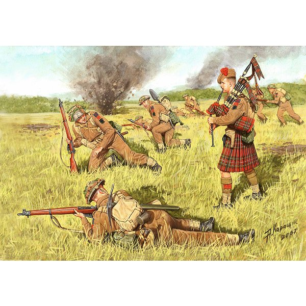 figurines 2ã¨me guerre mondiale : scotland the braves !â : 1944