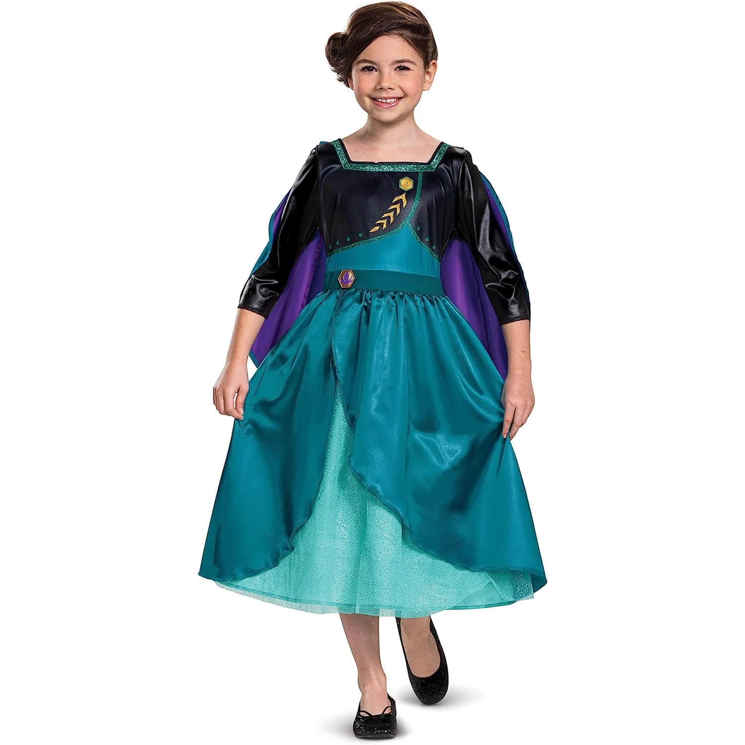 Déguisement Elsa + Accessoires Frozen La Reine des Neiges Disney 7-8 ans -  Déguisement enfant