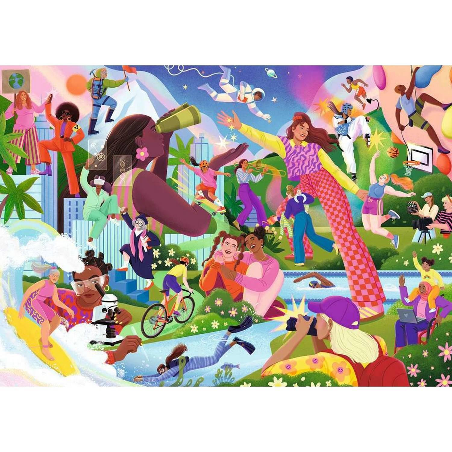 Puzzle 1000 pièces : 'élan des femmes Ravensburger France