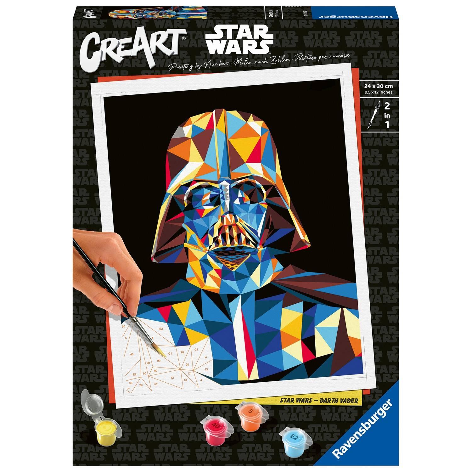 Peinture Par Numéros Ravensburger 23731 – Dark Vador Star Wars 24x30 cm - vue 3