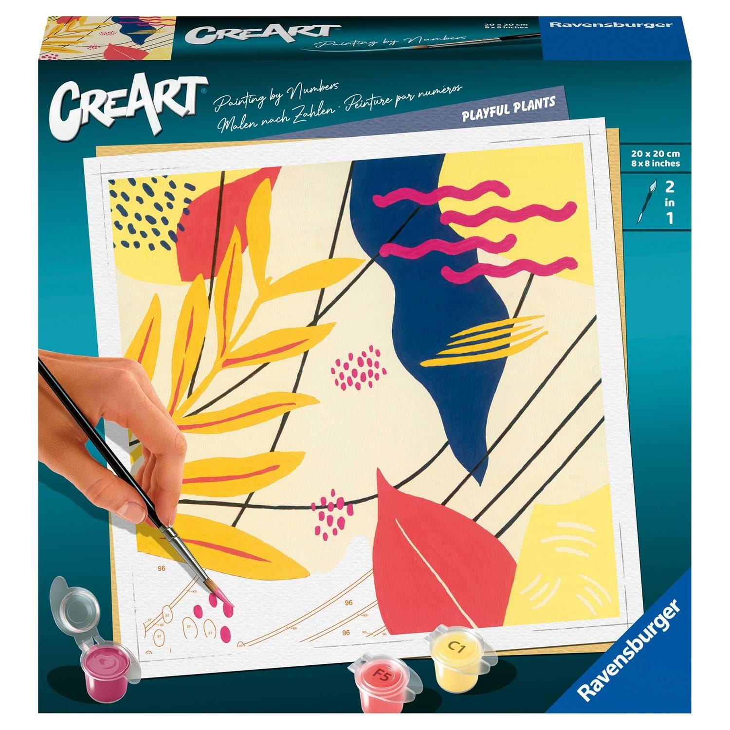 Creart peinture au numéros : Playful Plants Ravensburger Jeux France
