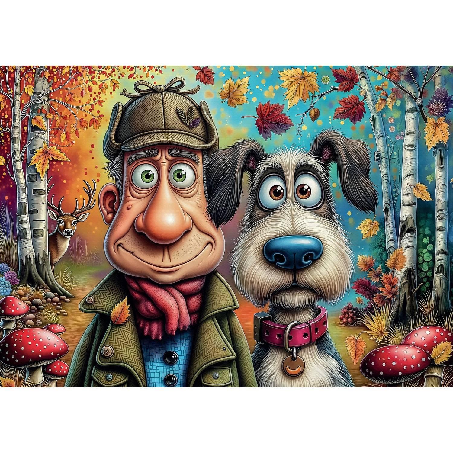 Puzzle 1000 piÃ¨ces : DerriÃ¨re l'arbre