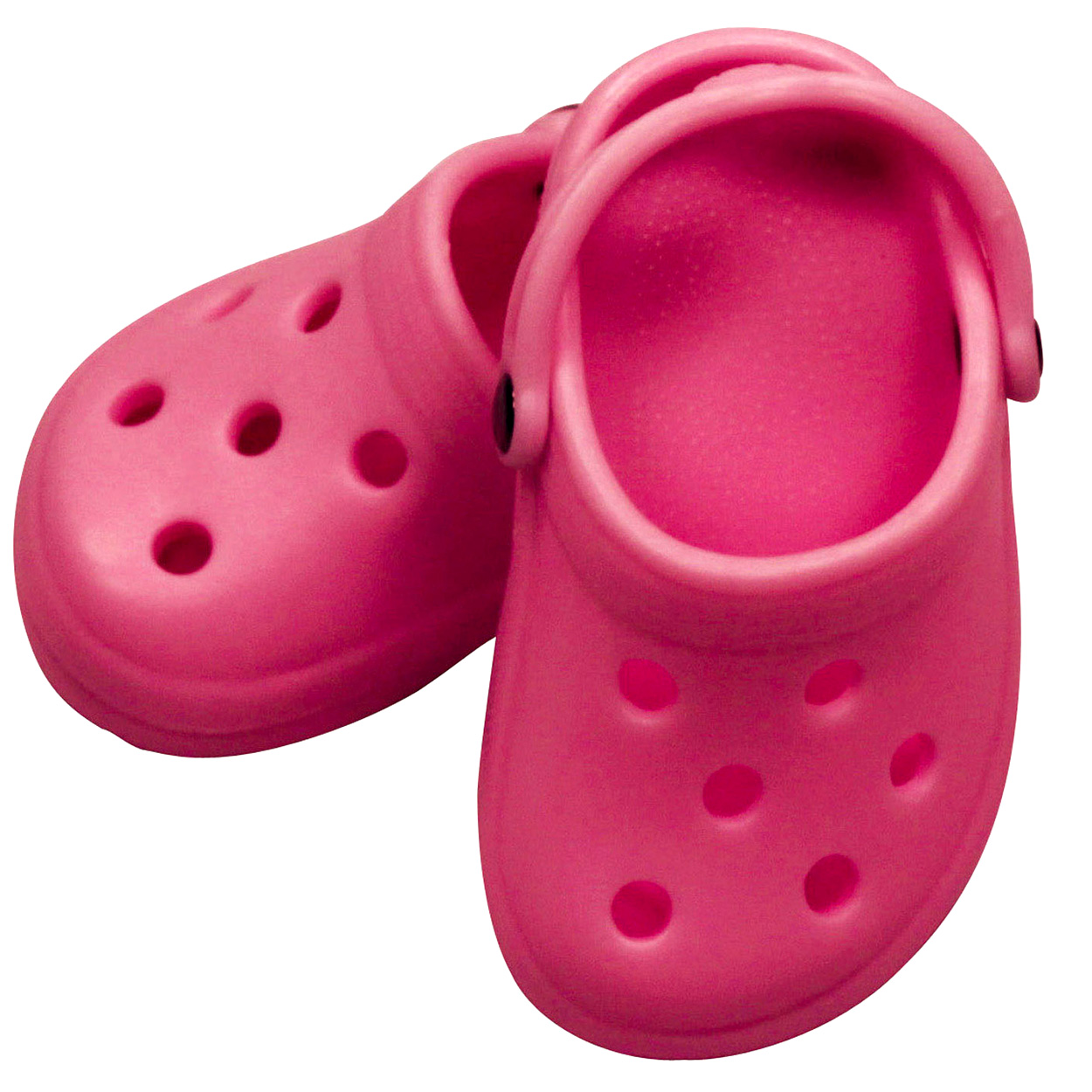 Chaussures dollocs roses pour poupée 42 à 50 cm