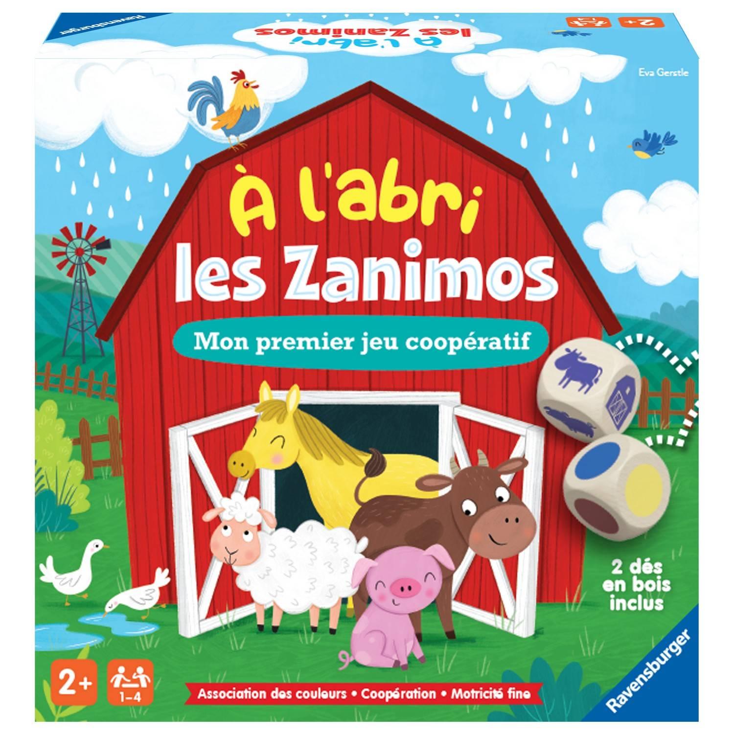 Jeu De Société Ravensburger 22339 – À L'Abri Les Zanimos, Coopératif Pour Enfants - vue 7