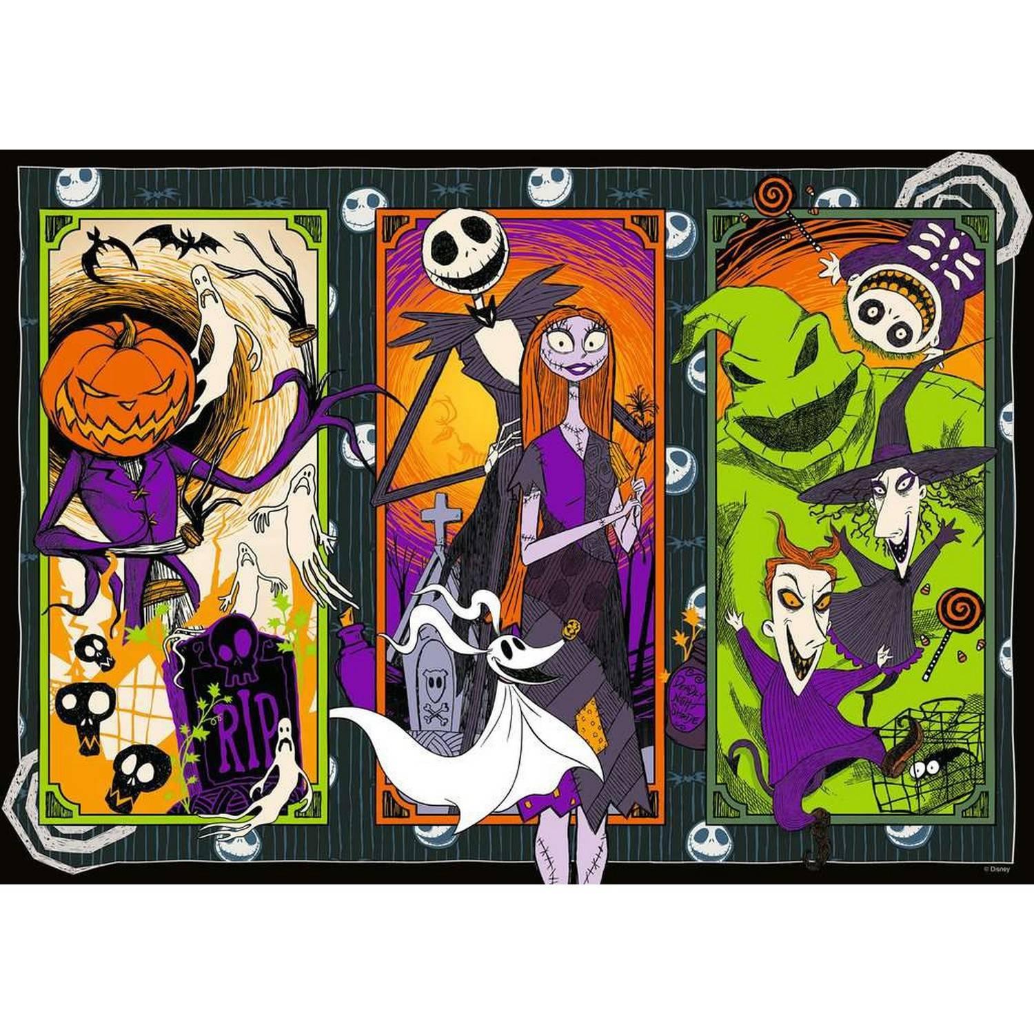Puzzle 1000 pièces : Halloween pour toujours 'Etrange Noël de monsieur Jack Ravensburger France