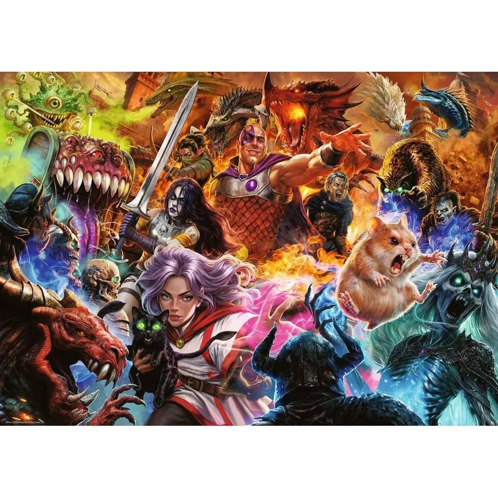 Puzzle 1000 pièces : Rencontres critiques Donjons & Dragons Ravensburger France