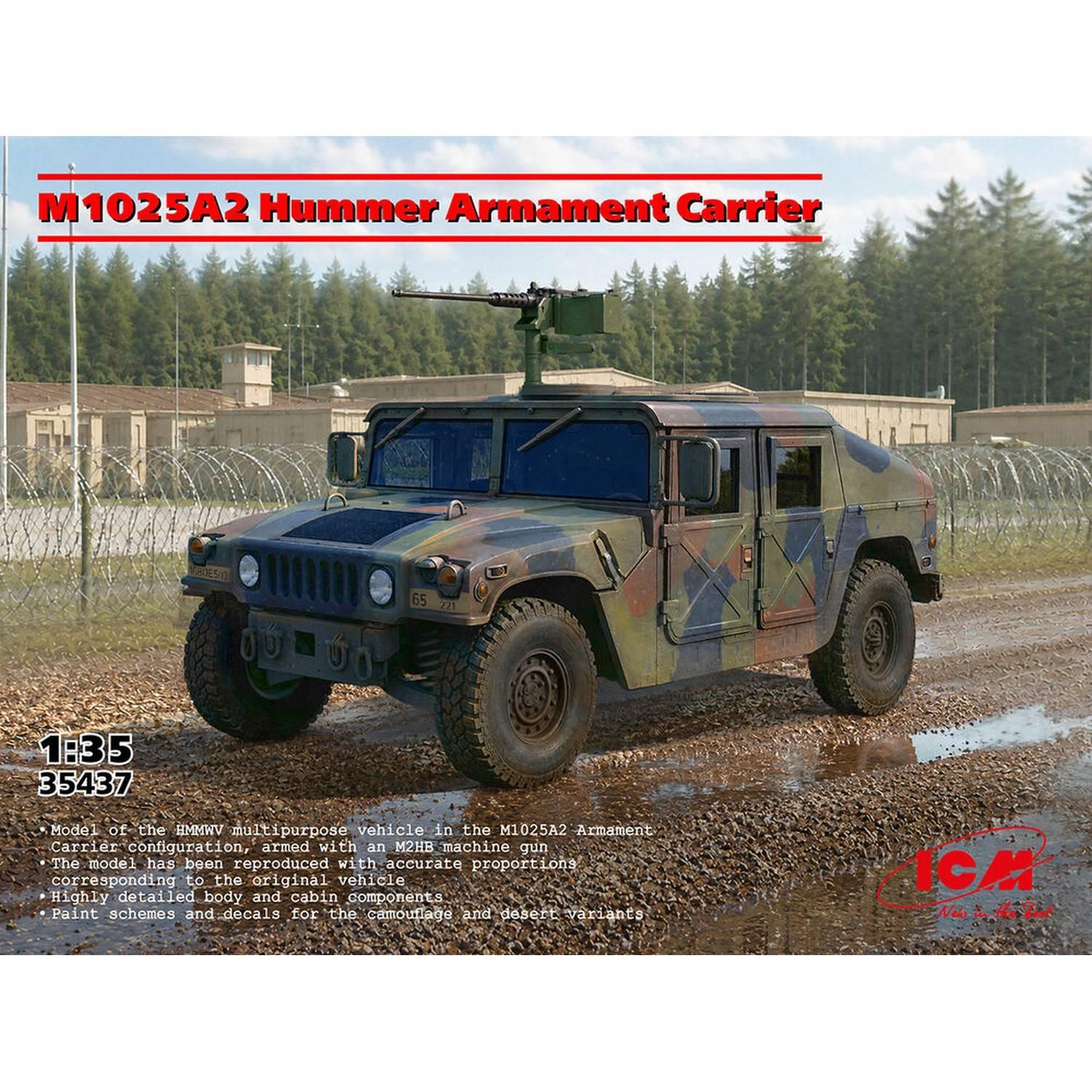 Maquette VÃ©hicule militaire : Porte armement M1025A2 Hummer