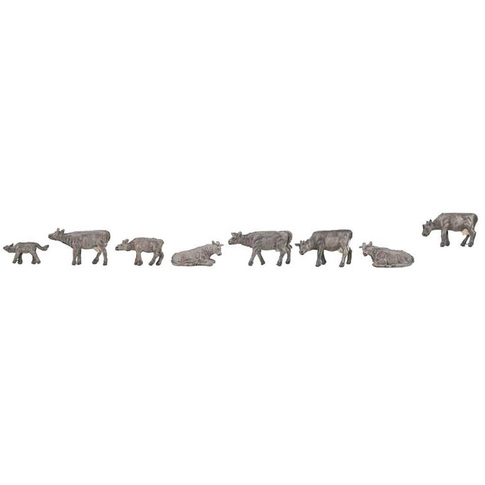 modã©lisme n : figurines : vaches de montagnes grises