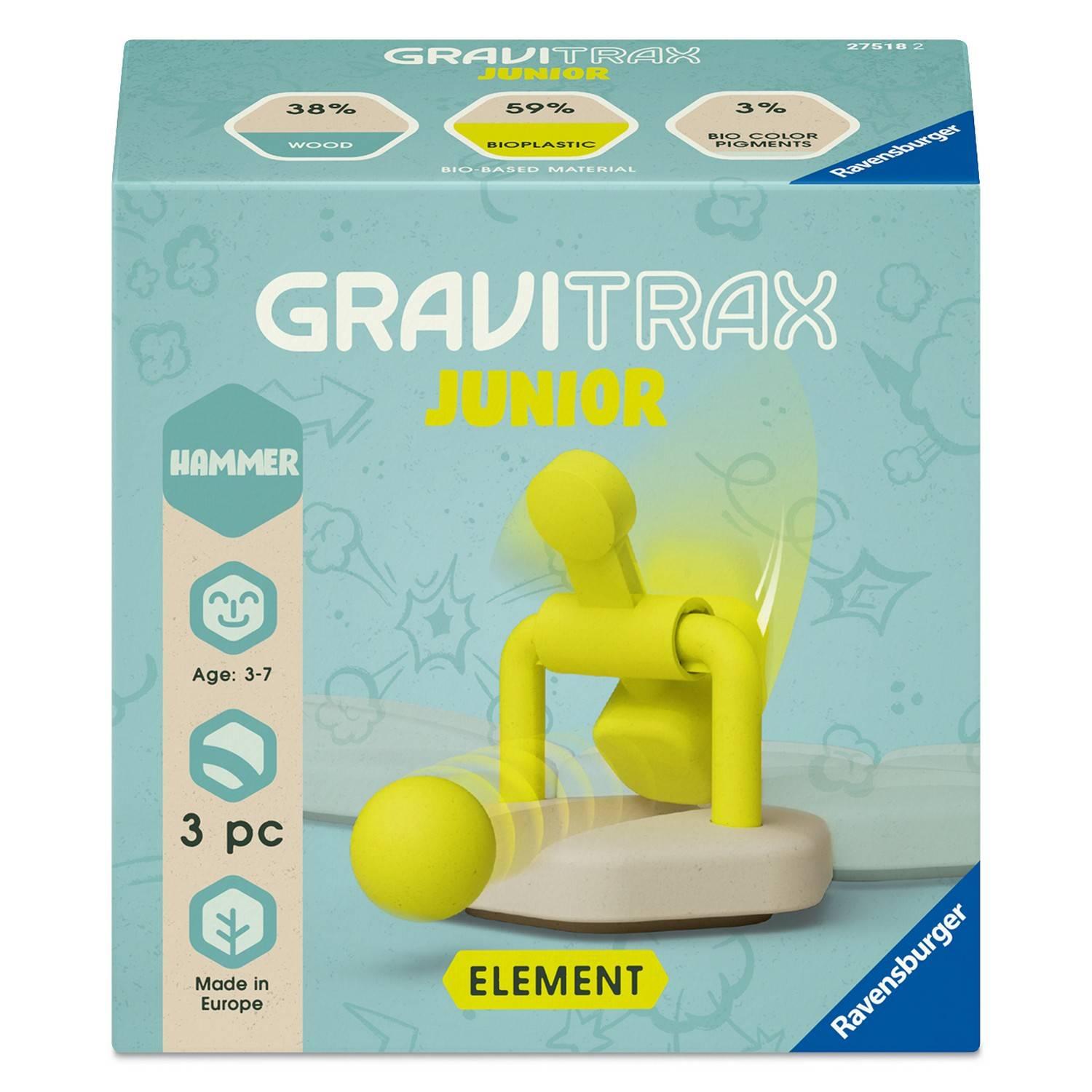 Ravensburger Gravitrax Junior Element MyHammerMarteau Circuit de Billes Jeu de Construction créatif Parcours de Billes à Construire Dès Version française 27518 - vue 2