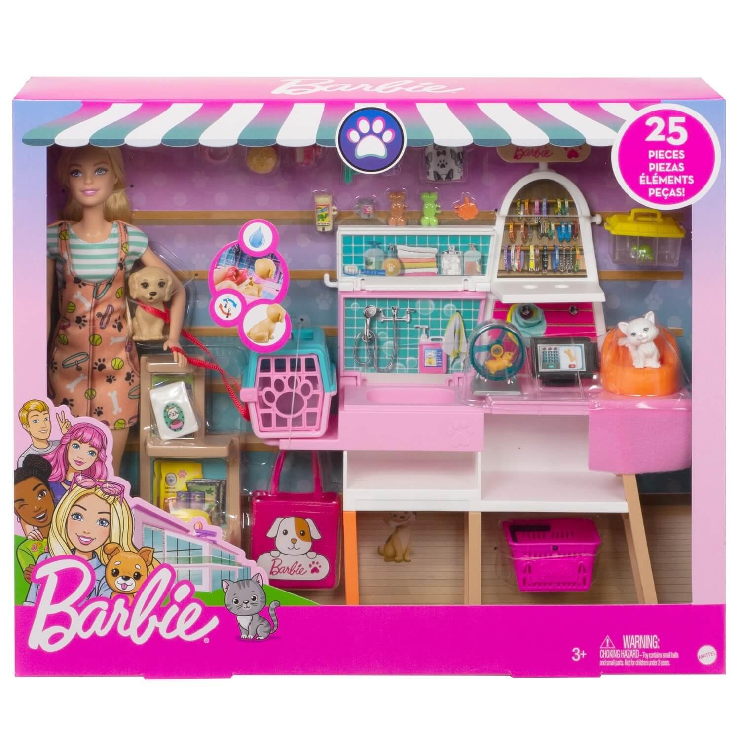Barbie La Chambre de Barbie Coffret poupée, meubles et accessoires