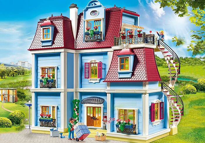 Soldes Playmobil Etage supplémentaire aménagé pour Maison Moderne