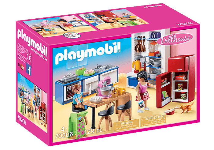 Playmobil 70206 Dollhouse : Cuisine familiale