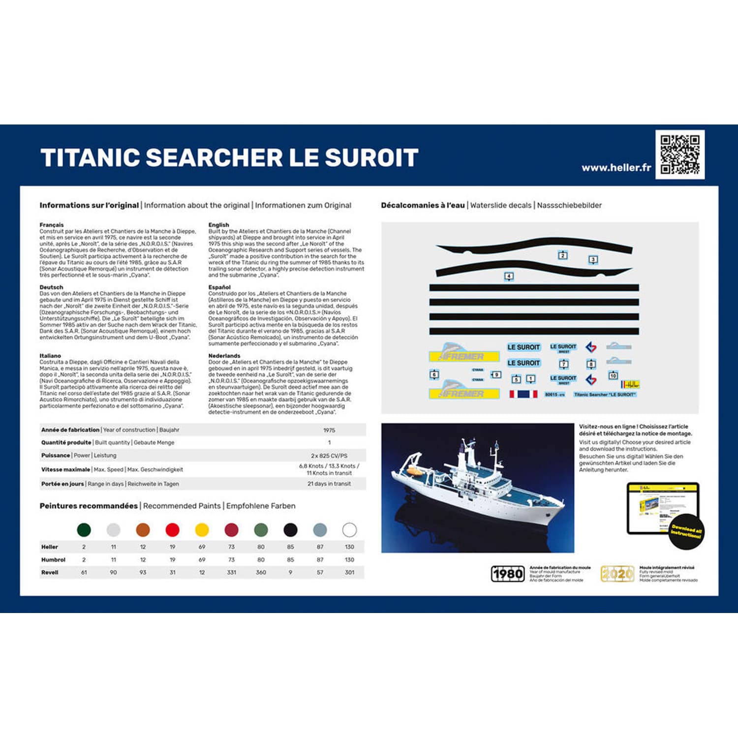 Ship model: Starter kit: Titanic Searcher 