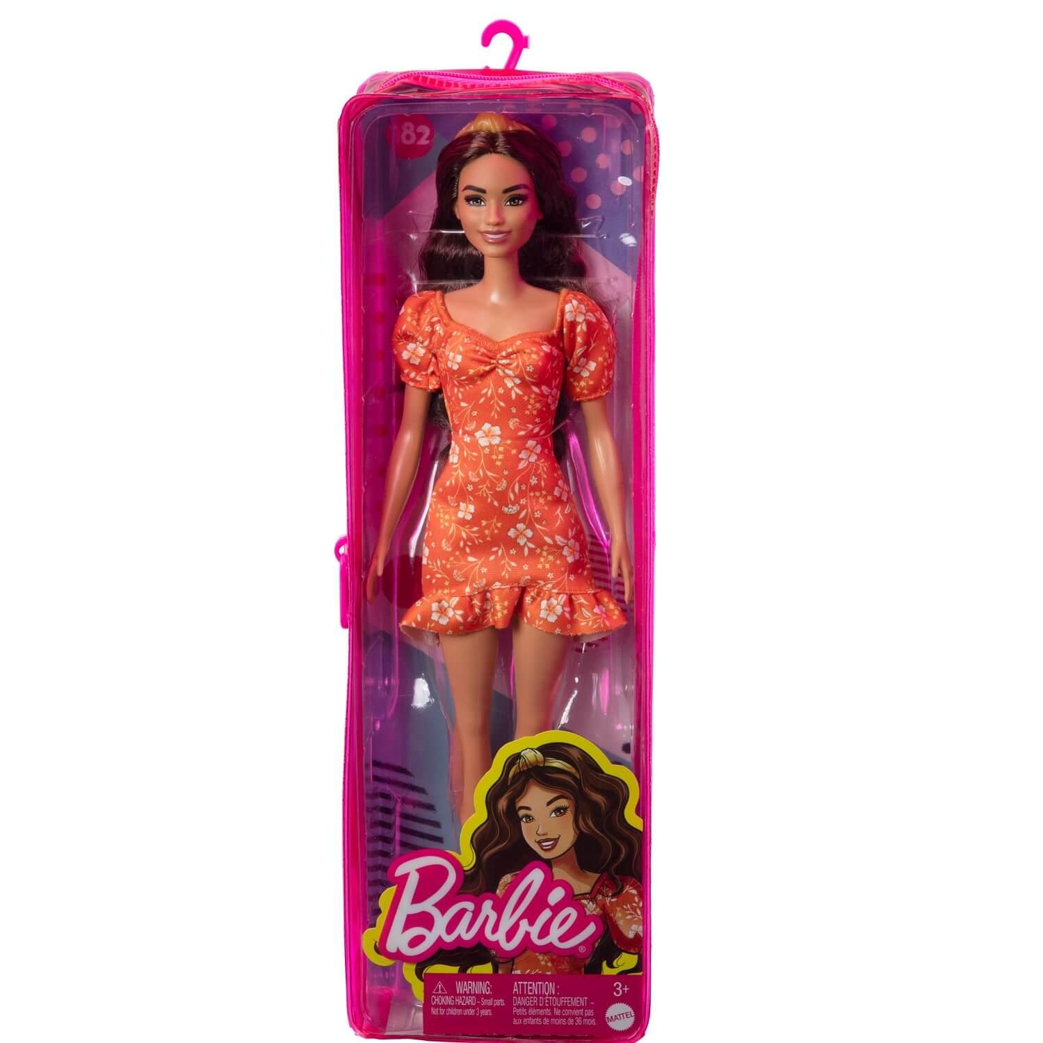 Poupée Barbie Fashionistas : robe fleurie - Jeux et jouets Mattel